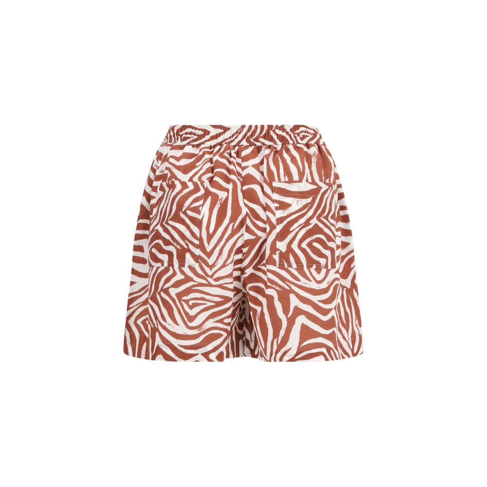 Brunello Cucinelli Short à motif zèbre
