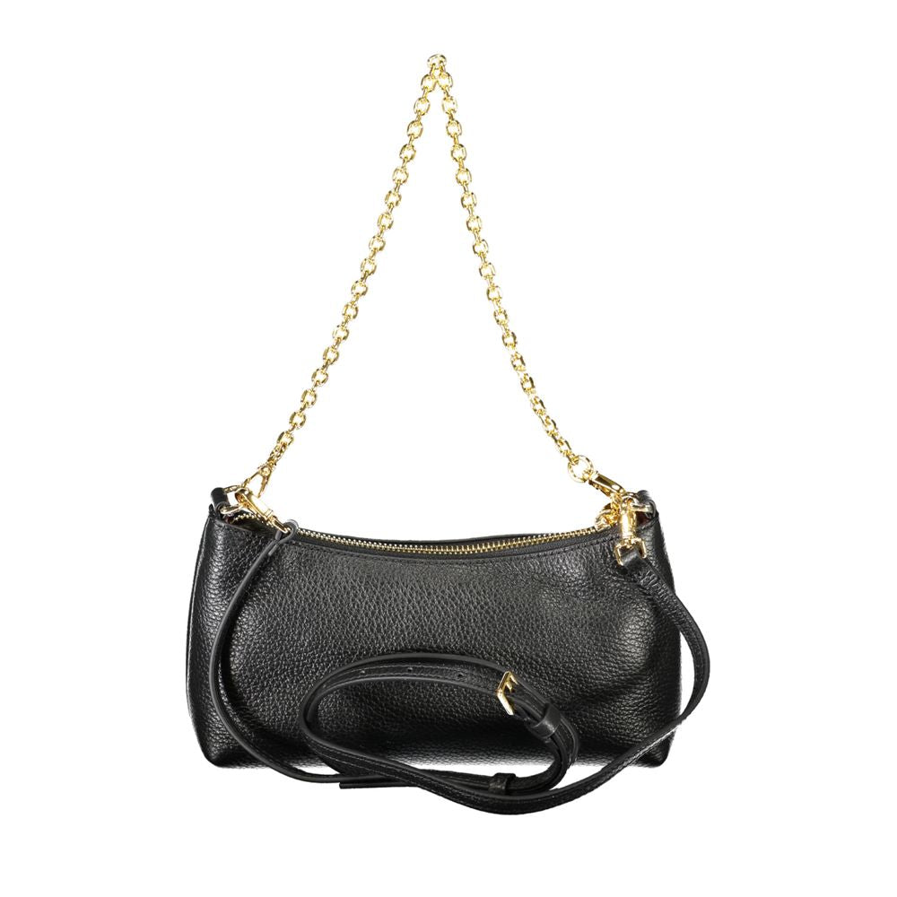 Sac à main en cuir noir Coccinelle