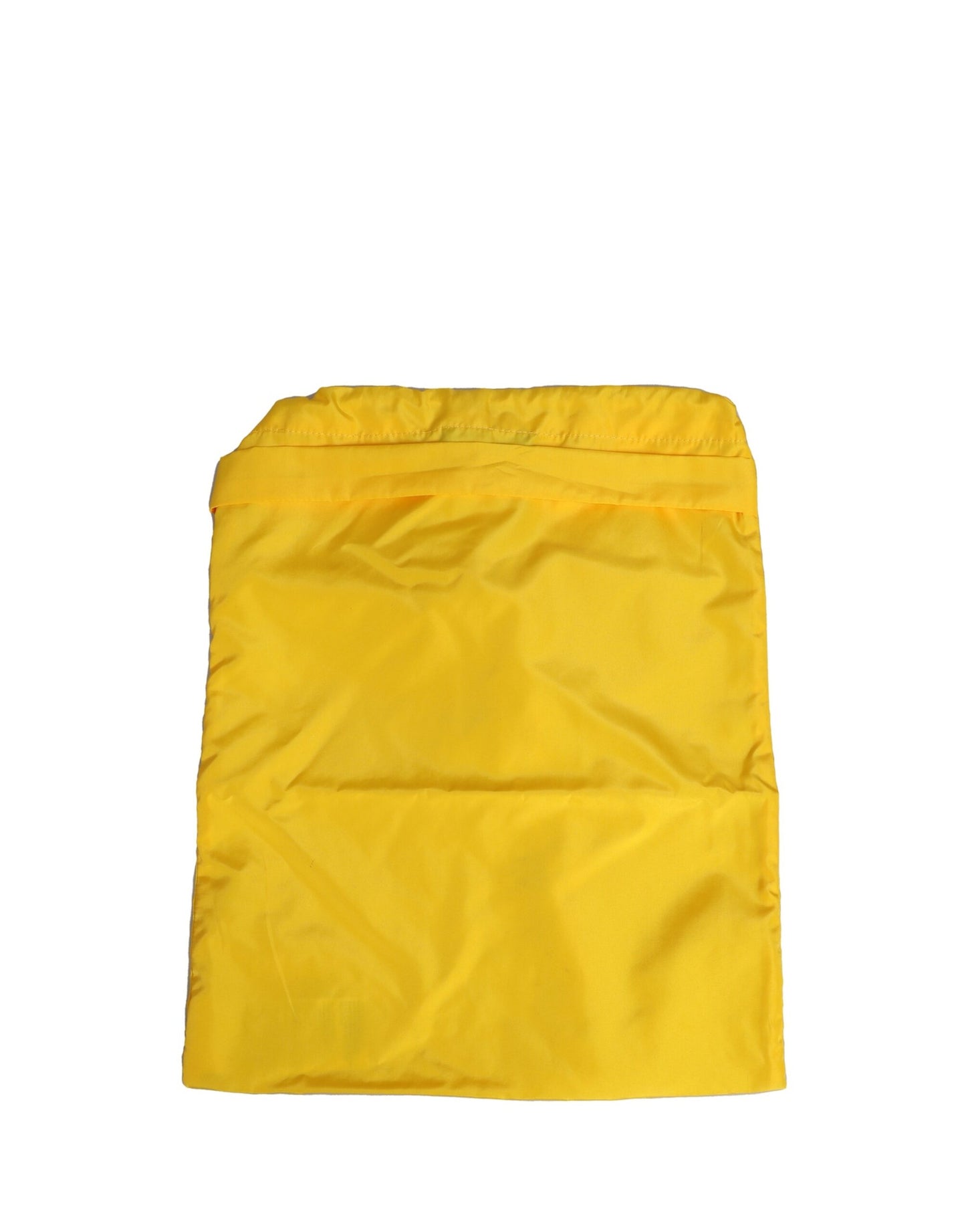 Maillot de bain slip de plage Dolce & Gabbana à ceinture jaune et logo