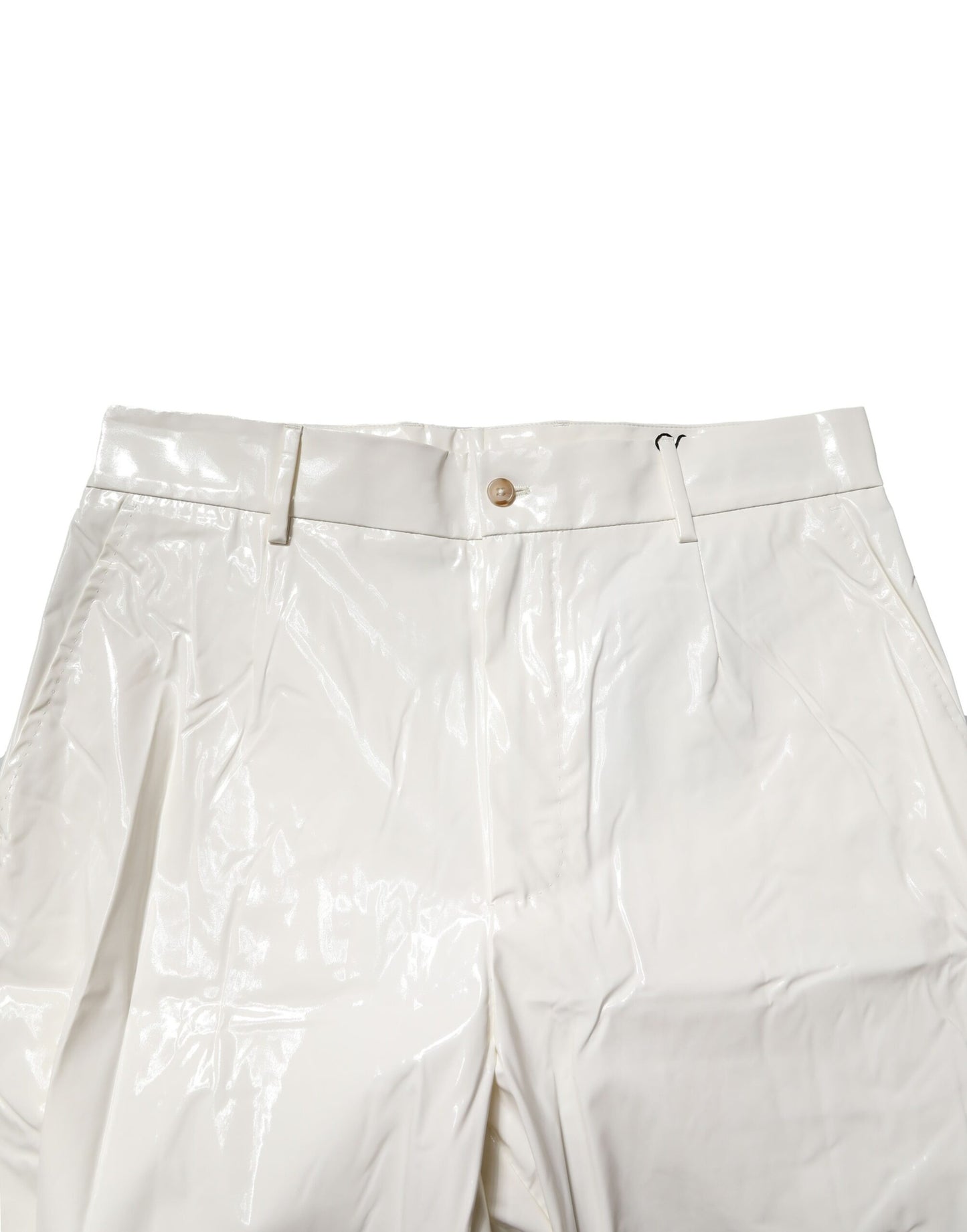 Pantalon fuselé en nylon blanc Dolce & Gabbana pour homme