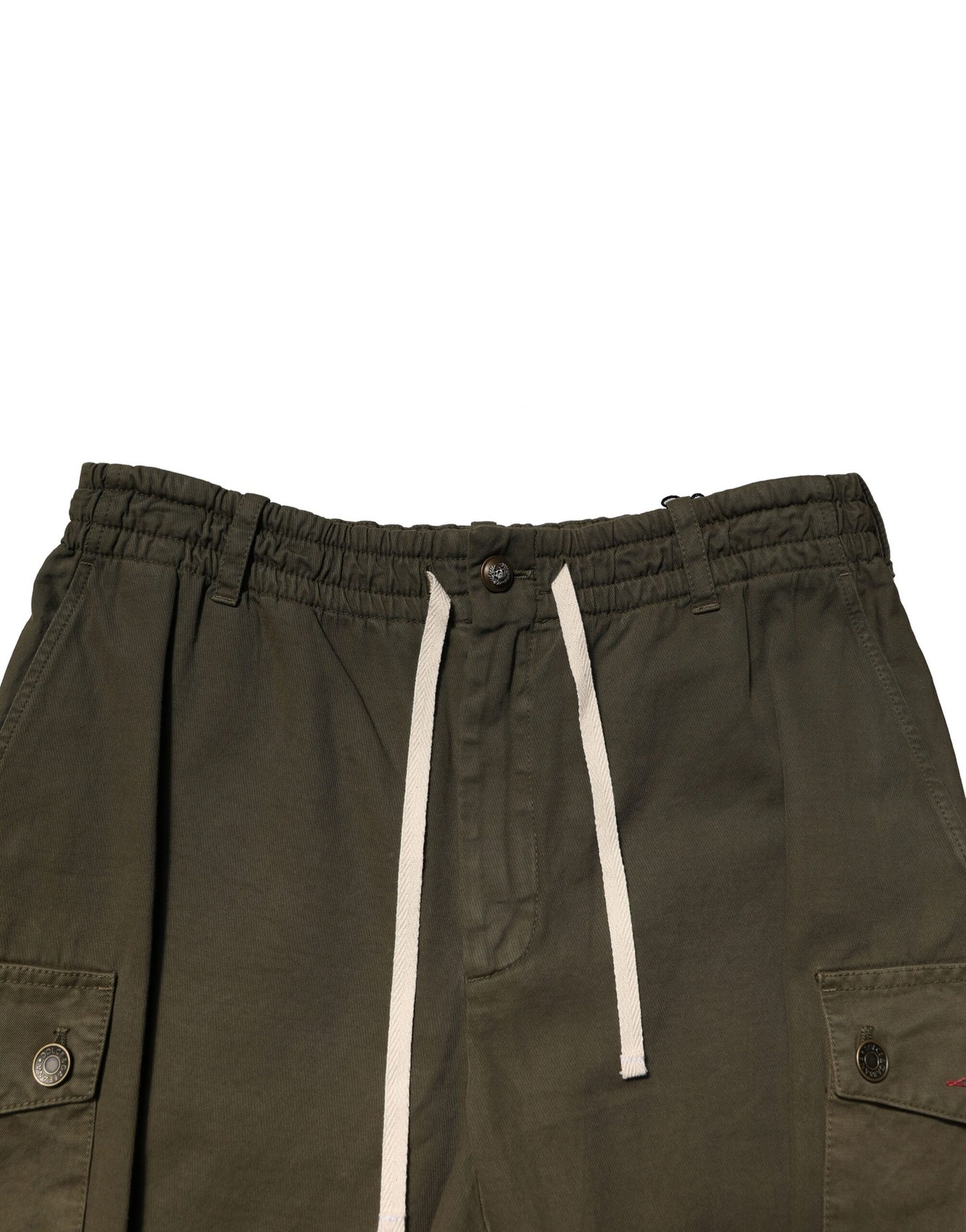 Dolce & Gabbana Brown Cotton Cargo Drawstring Pants by Dolce & Gabbana