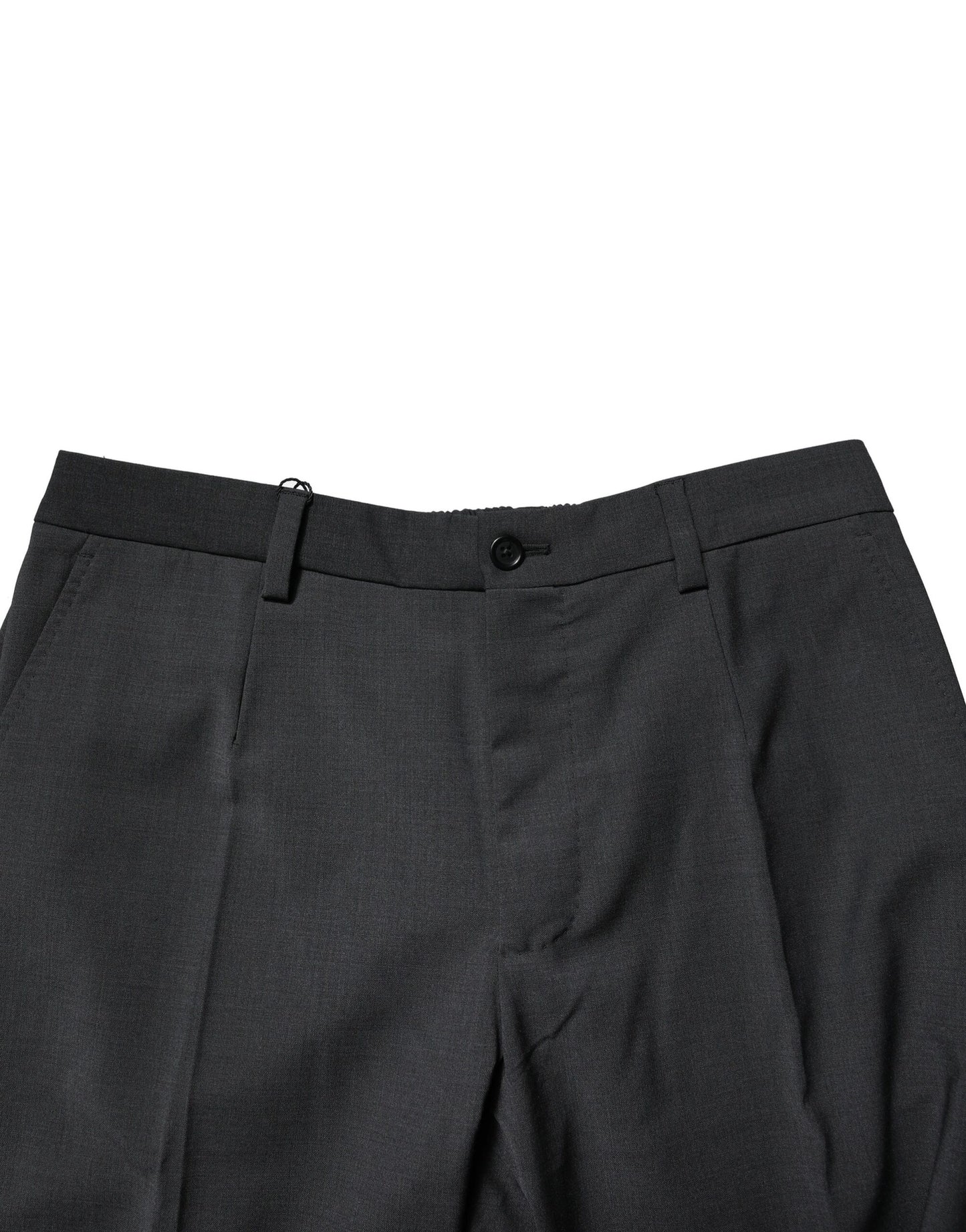 Dolce & Gabbana Robe en laine noire Pantalon slim habillé