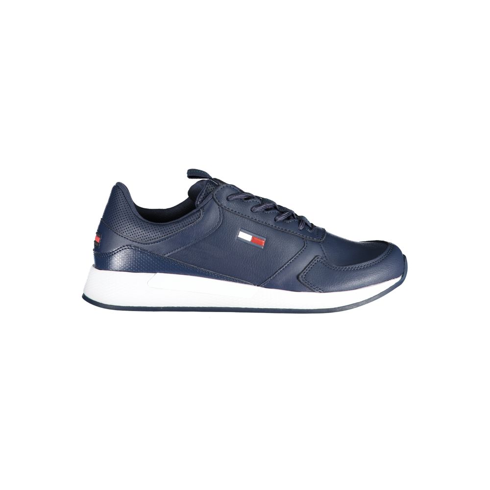 Tommy Hilfiger Blue Polyethylene Men Sneaker by Tommy Hilfiger
