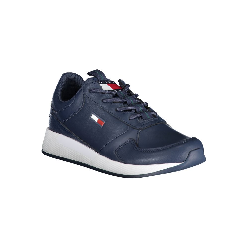 Tommy Hilfiger Blue Polyethylene Men Sneaker by Tommy Hilfiger