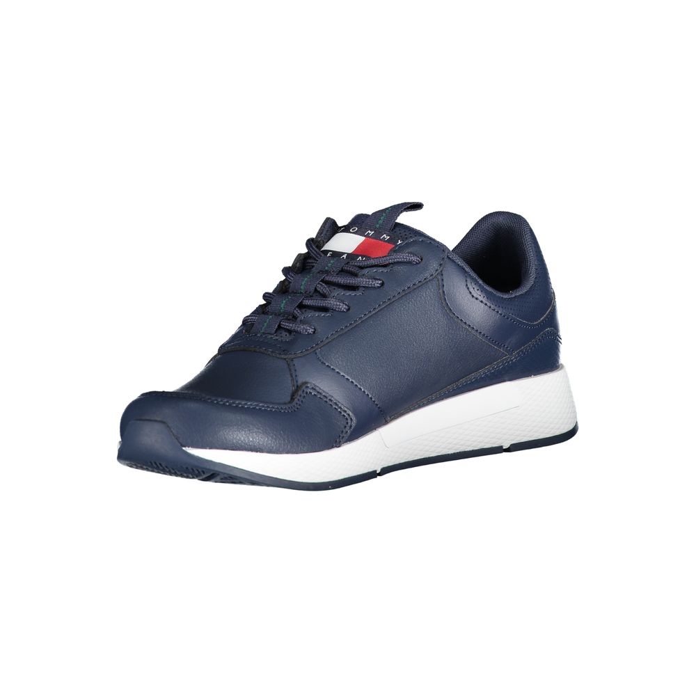 Tommy Hilfiger Blue Polyethylene Men Sneaker by Tommy Hilfiger