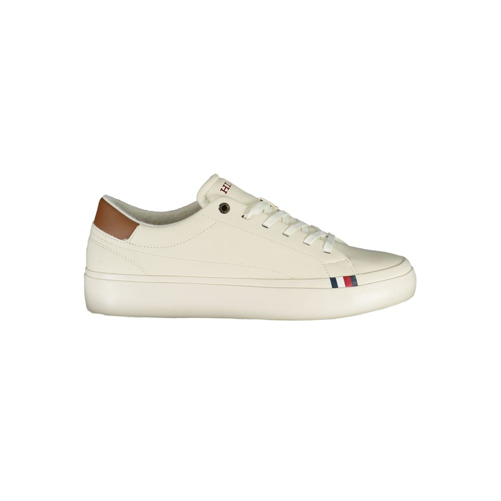 Tommy Hilfiger White Polyethylene Men Sneaker by Tommy Hilfiger