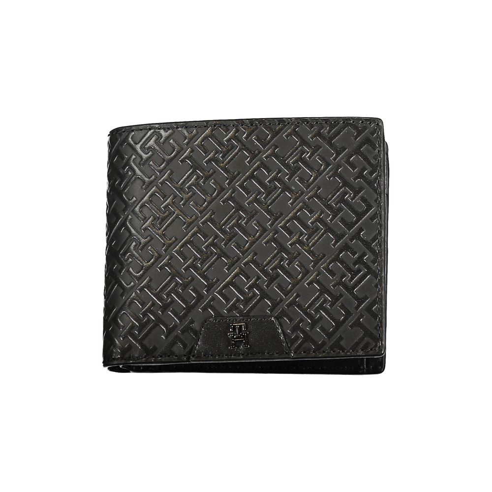 Portefeuille en cuir élégant à deux volets Tommy Hilfiger avec porte-monnaie
