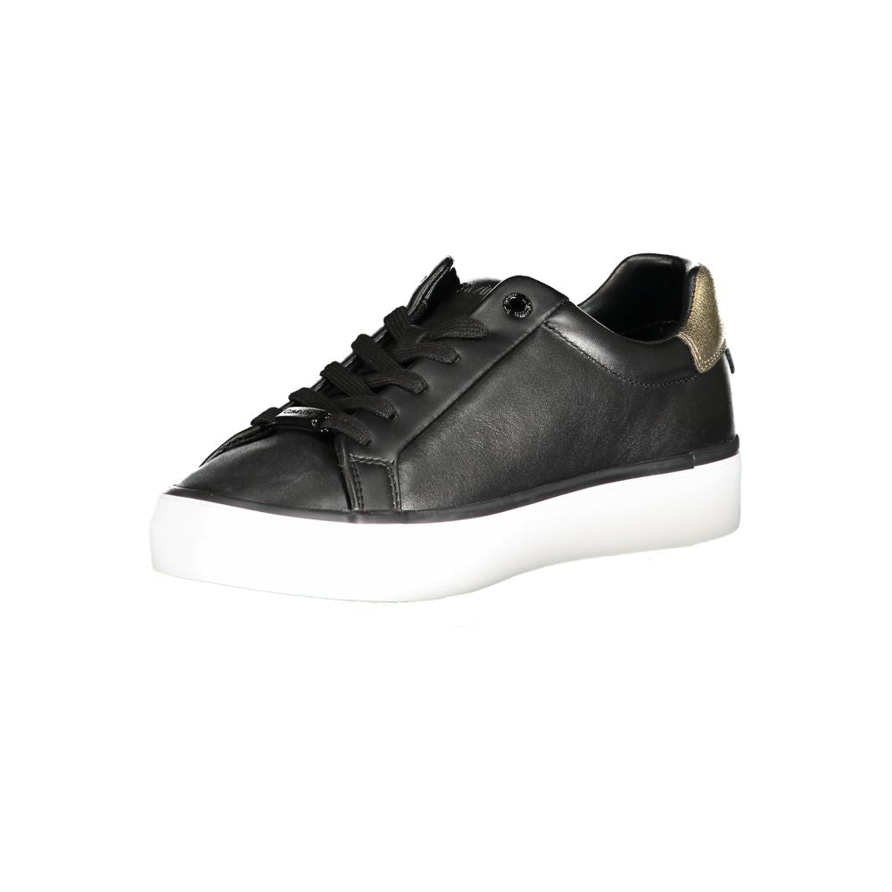 Calvin Klein Black Polyester Sneaker by Calvin Klein
