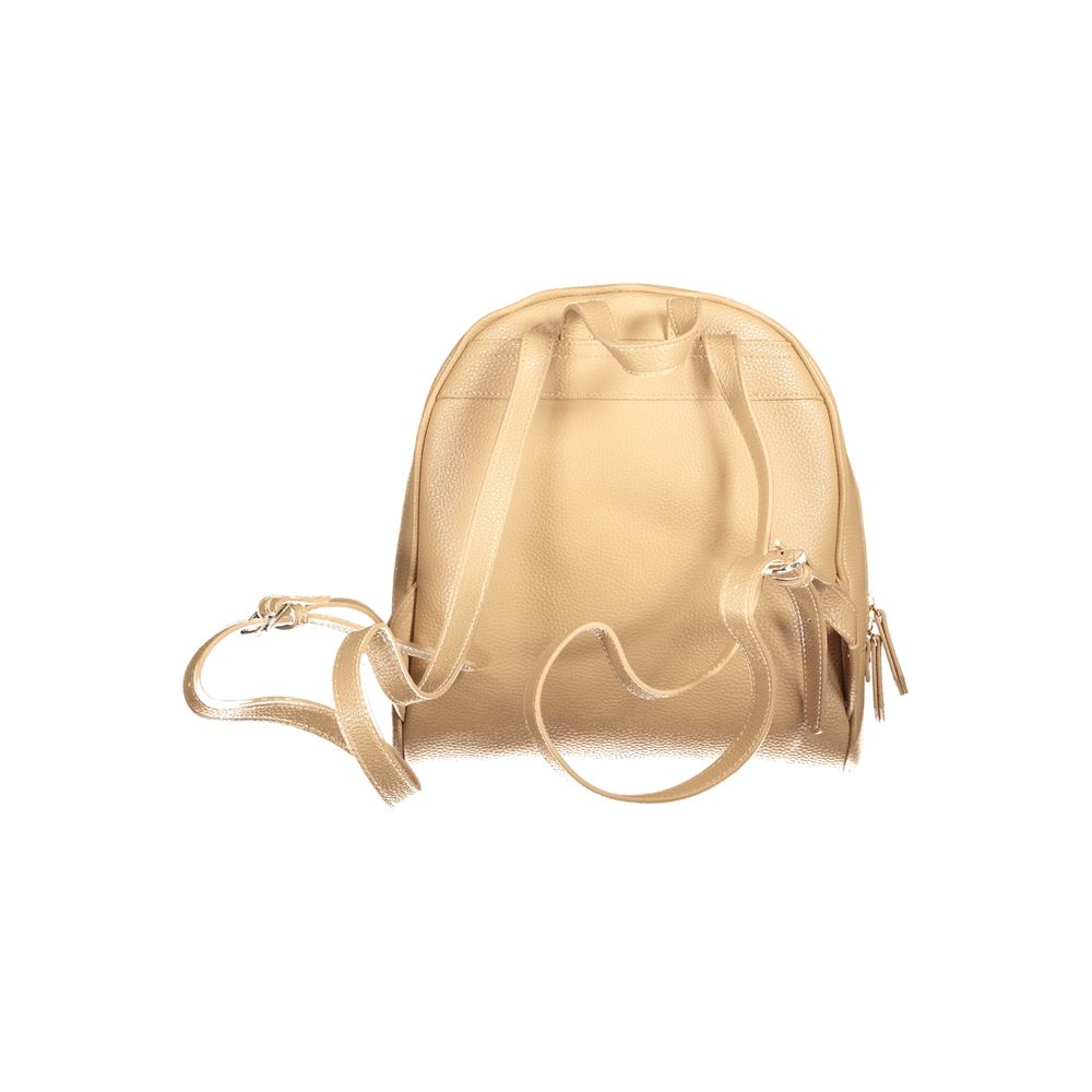 Sac à dos en polyéthylène beige Mario Valentino