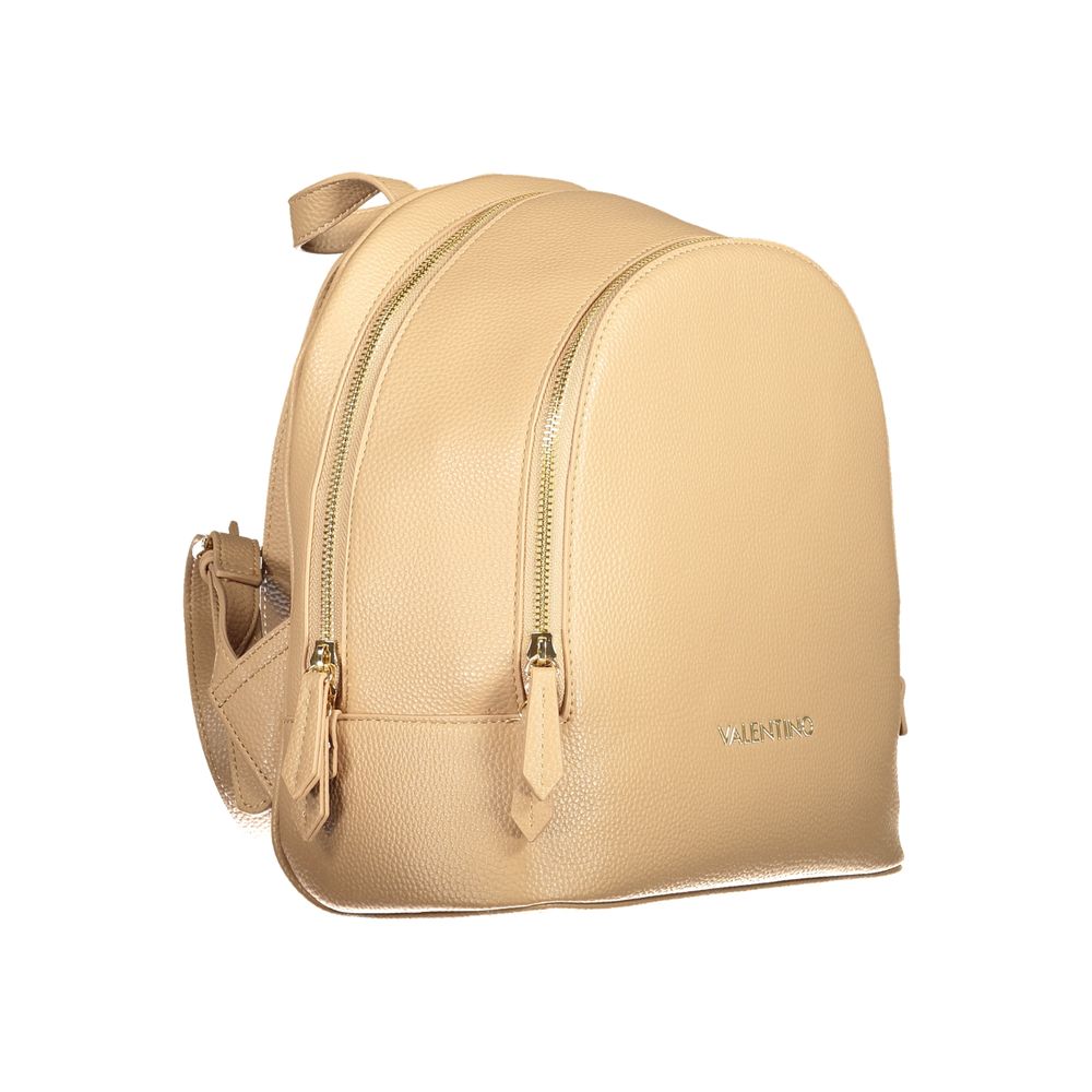 Sac à dos en polyéthylène beige Mario Valentino