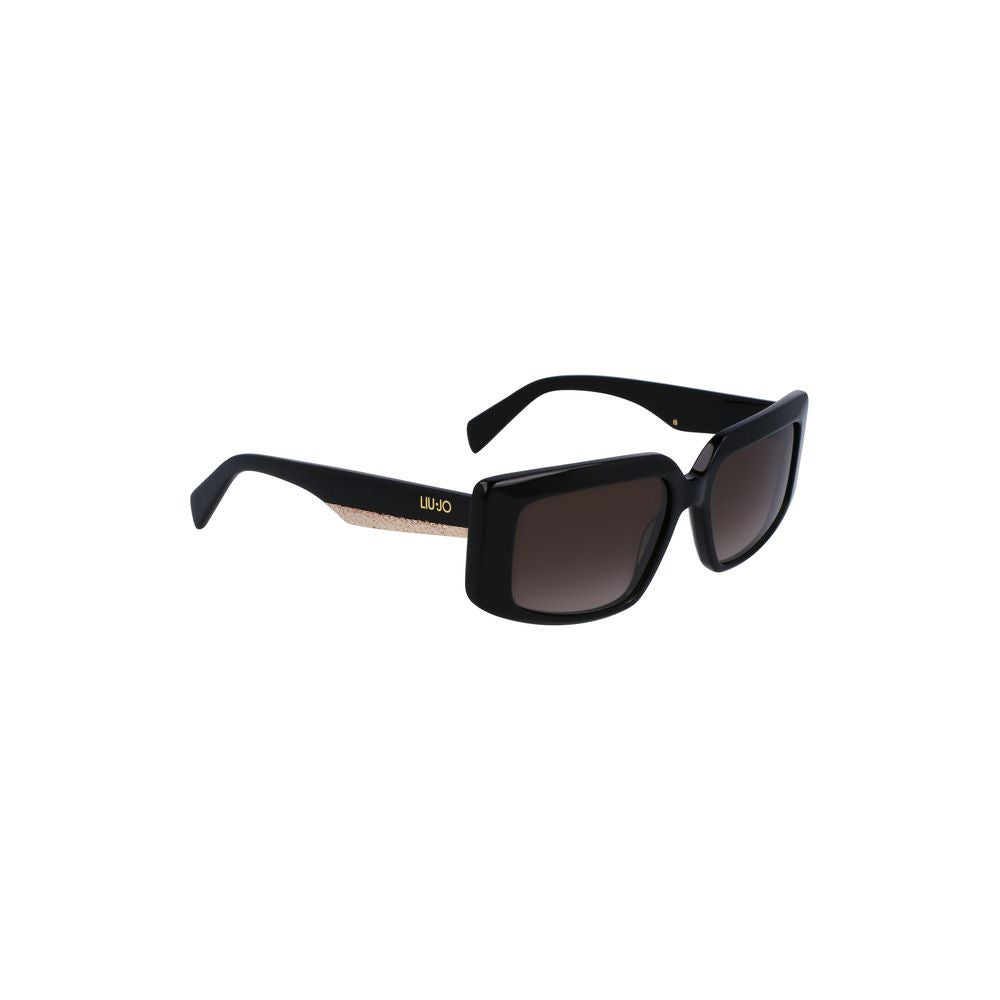 Liu Jo Black Acetate Women Sunglasses by Liu Jo