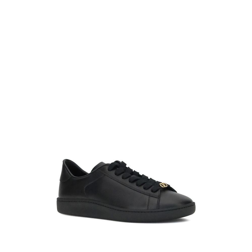 Valentino Garavani Royco Premium Leer Sneakers Wit 42 EU