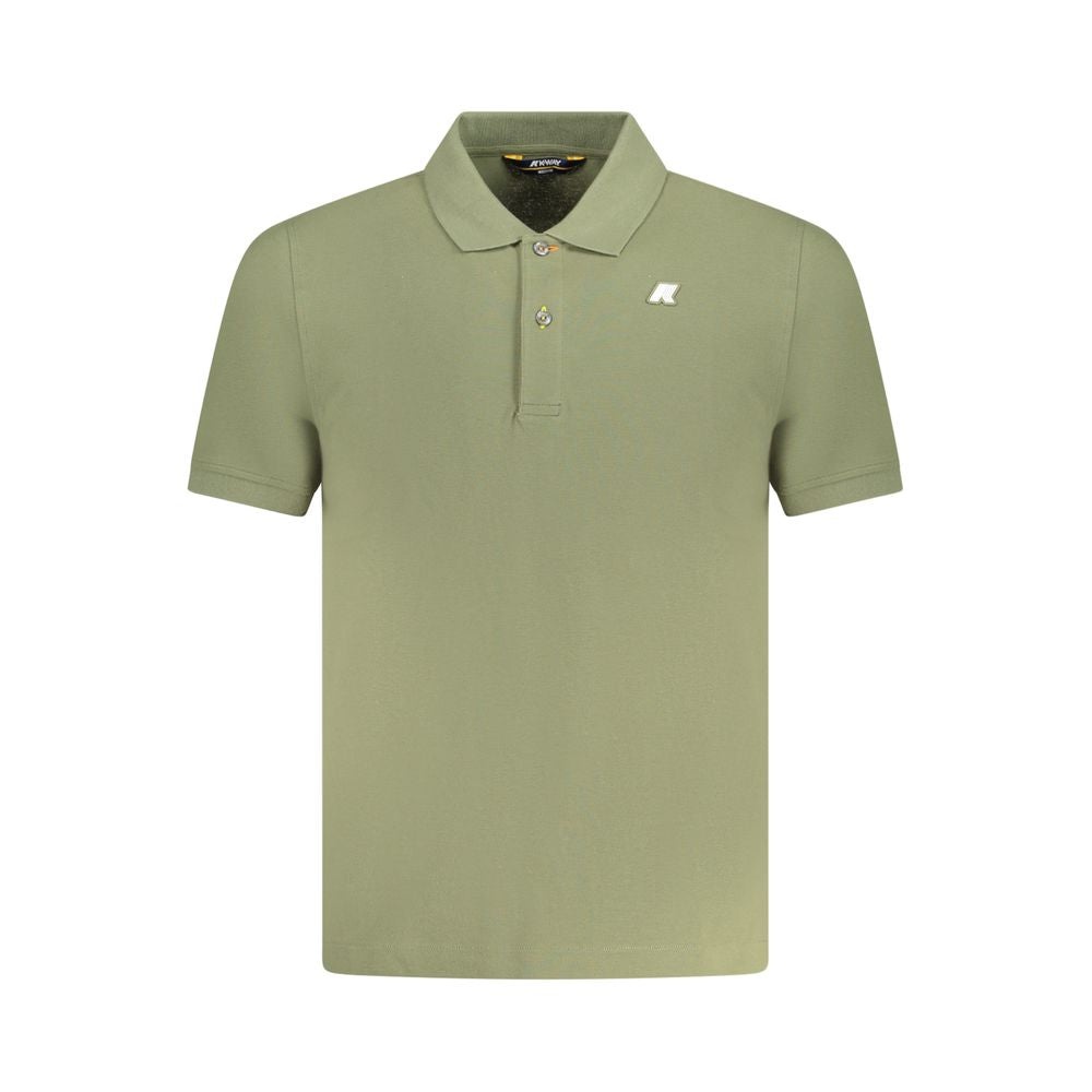 Polo en coton vert K-WAY