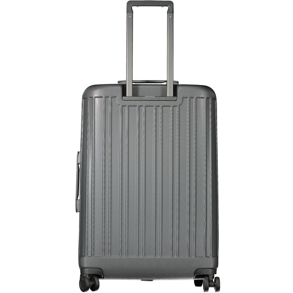 Valise Piquadro grise en polycarbonate pour homme