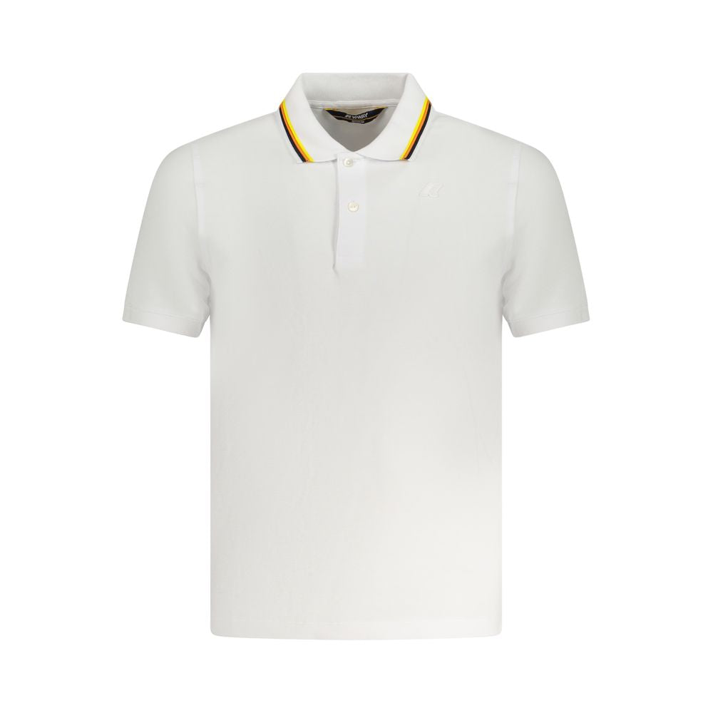Polo en coton blanc K-WAY