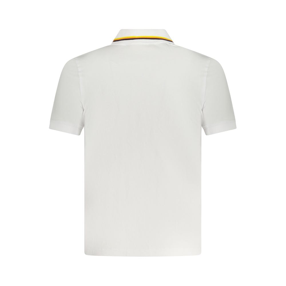 Polo en coton blanc K-WAY