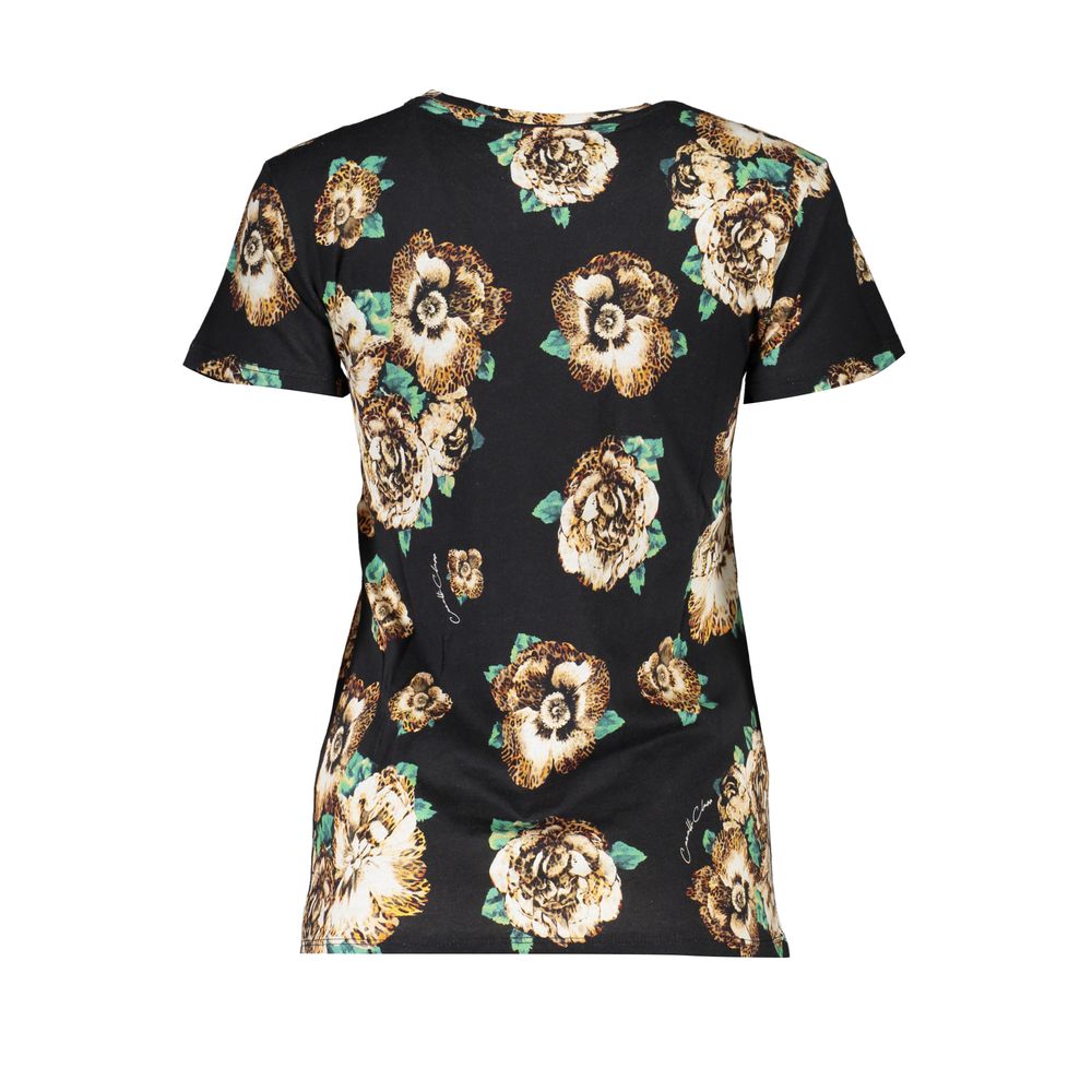 Cavalli Class Black Cotton Tops & T-Shirt by Cavalli Class