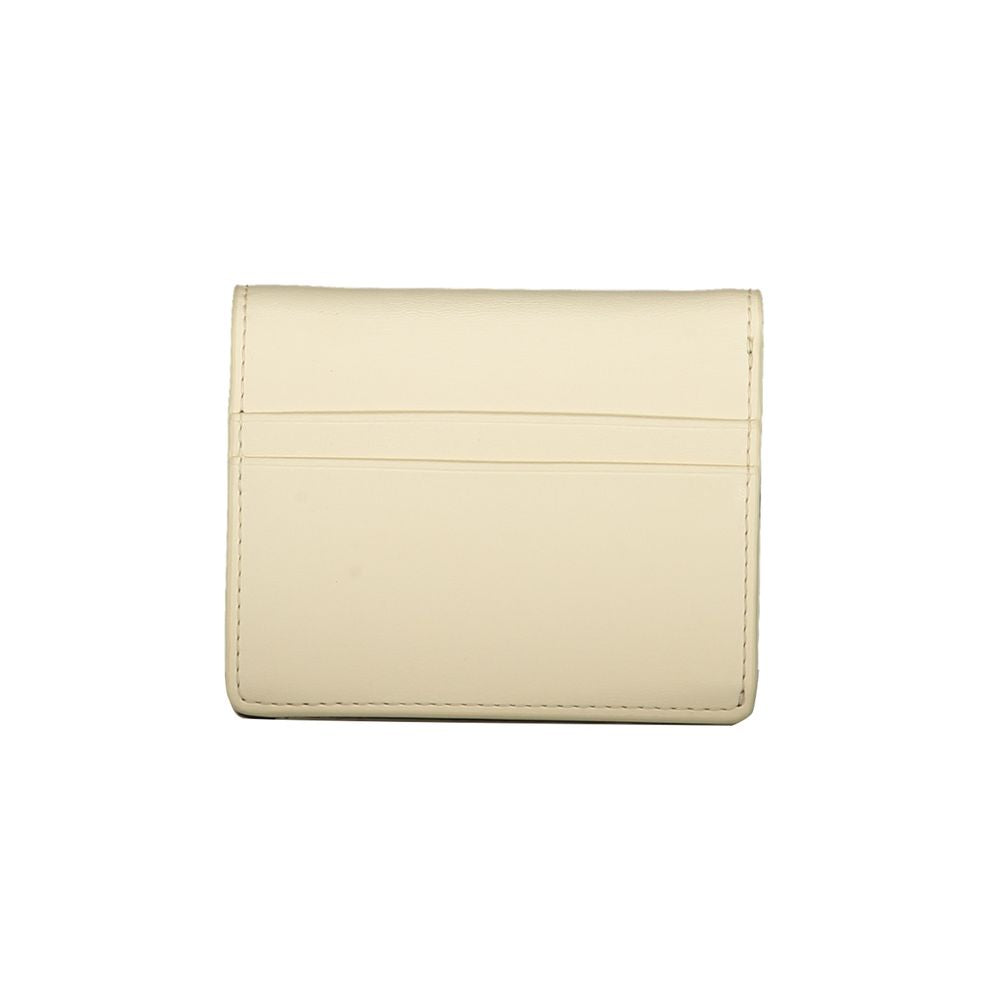 Portefeuille en polyéthylène beige Tommy Hilfiger