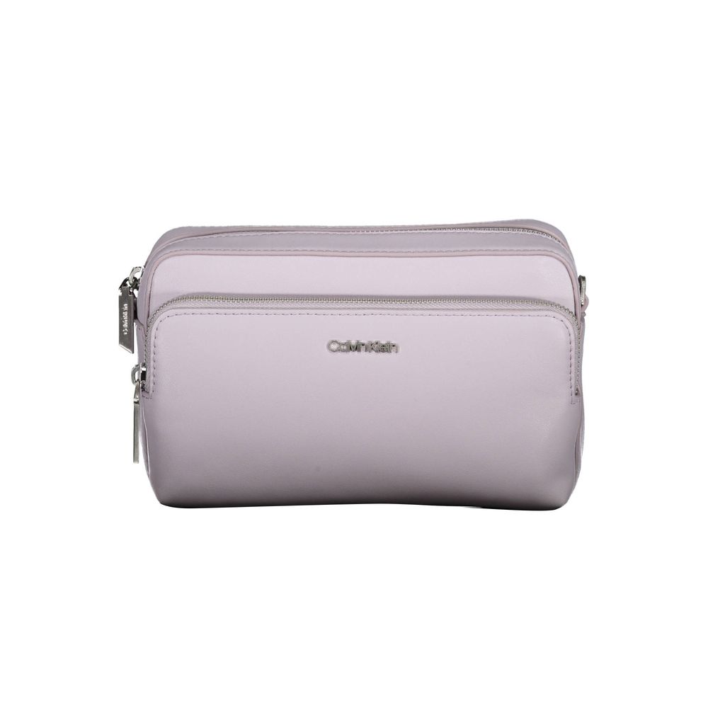 Sac à main en polyester violet Calvin Klein