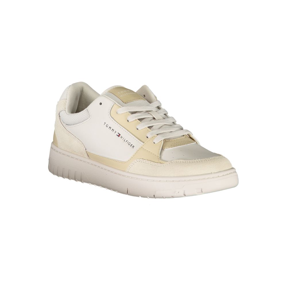 Tommy Hilfiger Beige Polyethylene Men Sneaker by Tommy Hilfiger