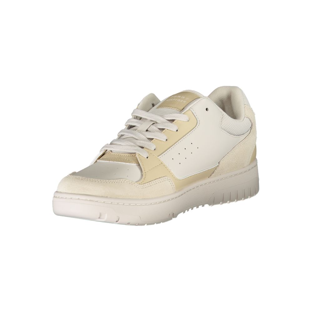 Tommy Hilfiger Beige Polyethylene Men Sneaker by Tommy Hilfiger