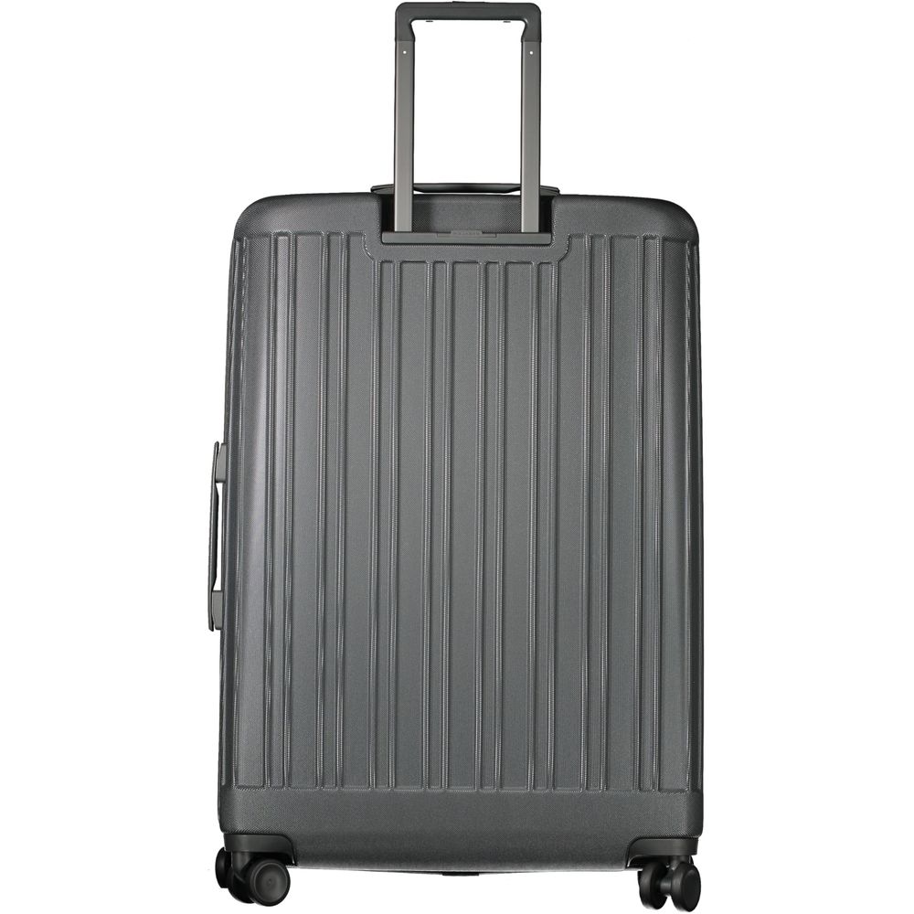 Valise Piquadro grise en polycarbonate pour homme