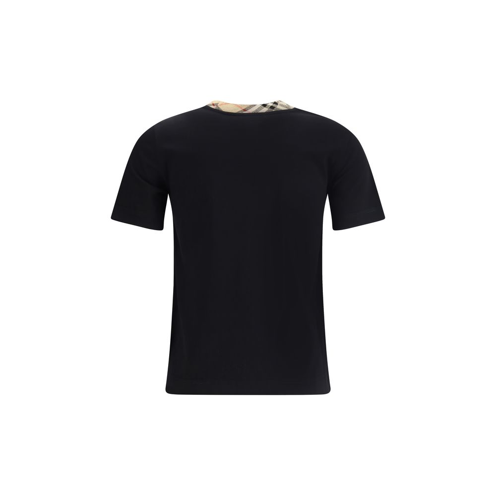 T-shirt ras du cou à carreaux Burberry