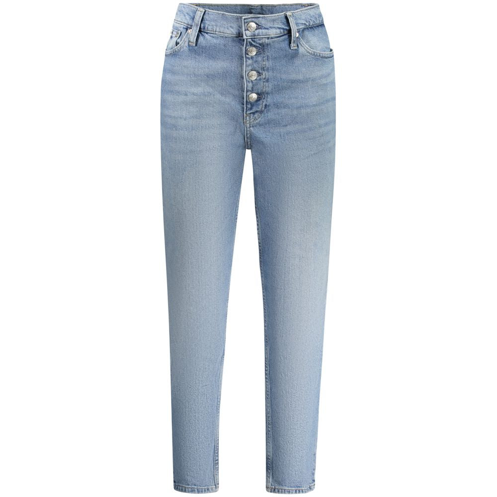 Calvin Klein Light Blue Cotton Women Jeans by Calvin Klein