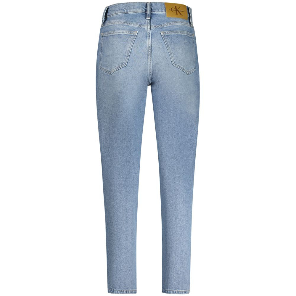 Calvin Klein Light Blue Cotton Women Jeans by Calvin Klein