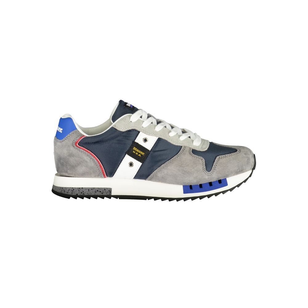 Blauer Brown Leather Men Sneaker by Blauer