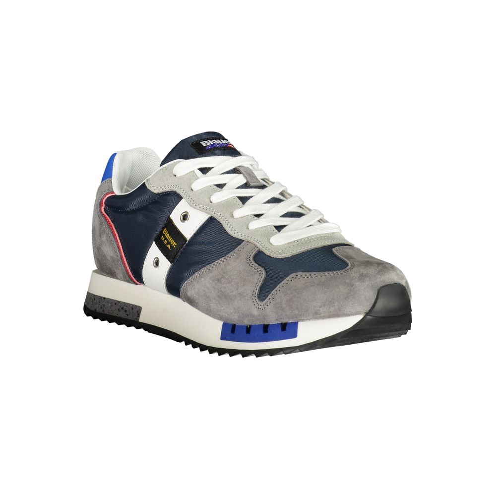 Blauer Brown Leather Men Sneaker by Blauer