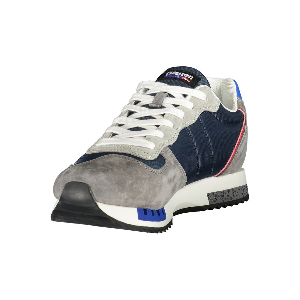 Blauer Brown Leather Men Sneaker by Blauer