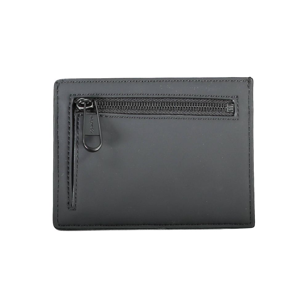 Portefeuille homme Calvin Klein en polyester noir