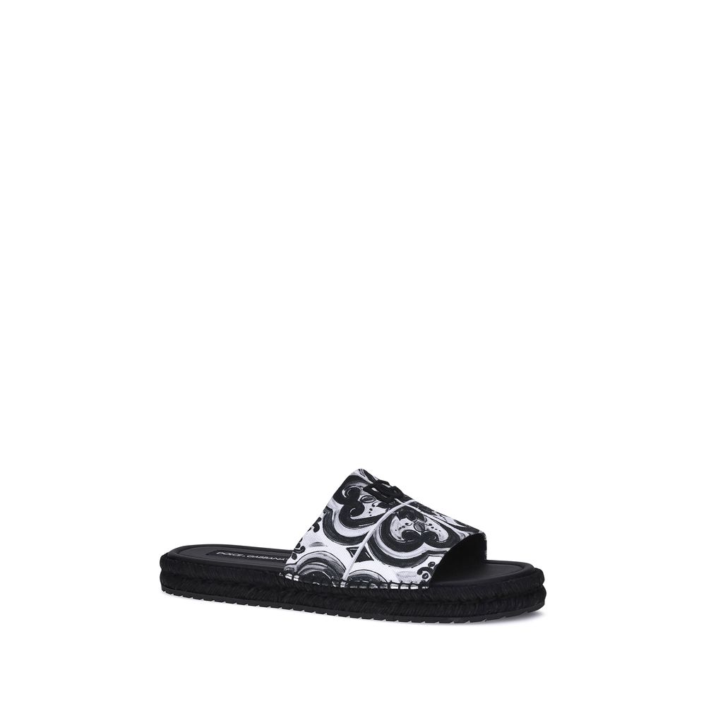 Sandales en coton Dolce & Gabbana