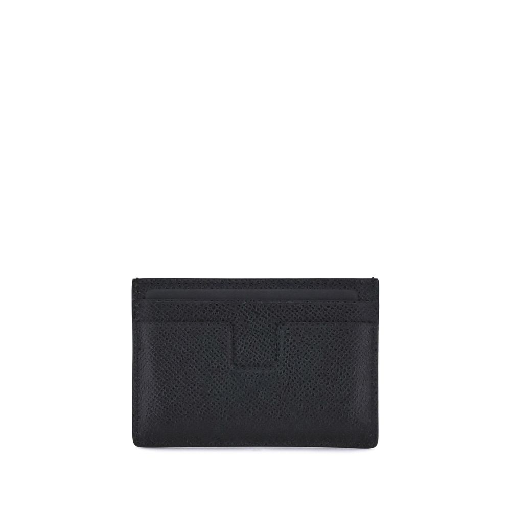 Porte-cartes en cuir Saffiano Tom Ford