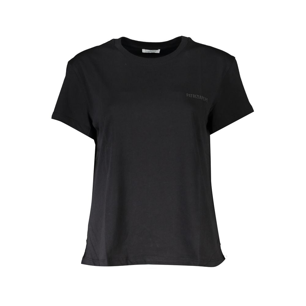 Patrizia Pepe Chic Crew Neck Organic Cotton Tee by Patrizia Pepe