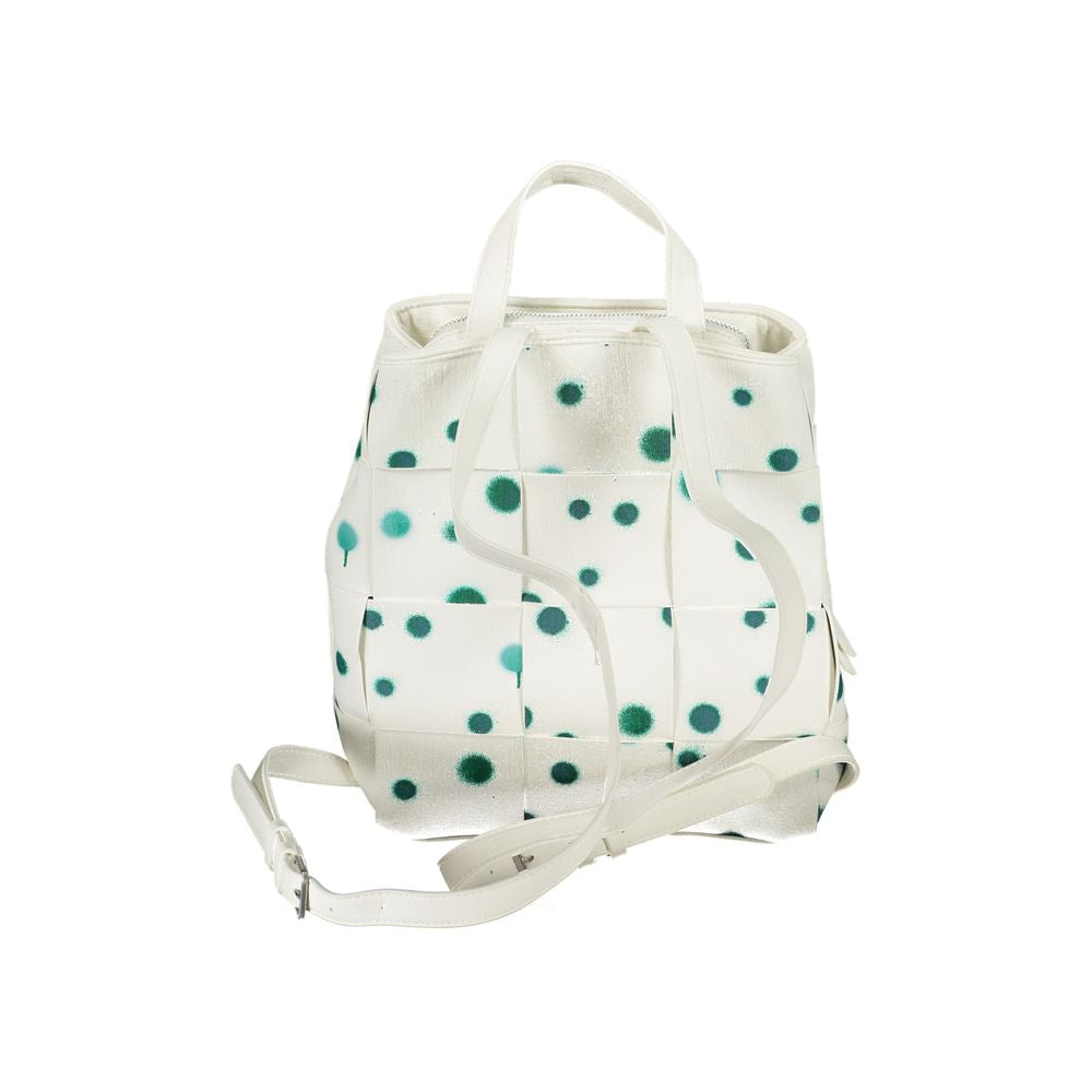 Sac à dos en polyéthylène blanc Desigual