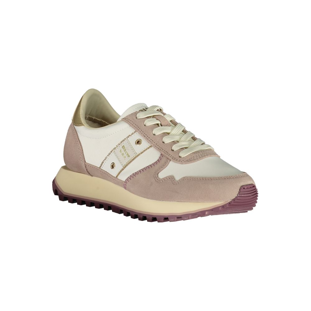 Blauer White Polyester Women Sneaker by Blauer