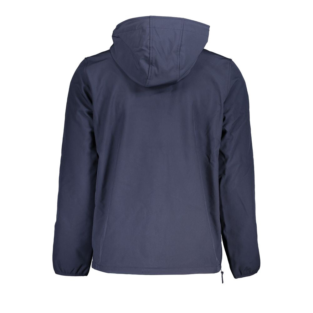 Veste à capuche élégante et softshell Norvège 1963 en bleu vif
