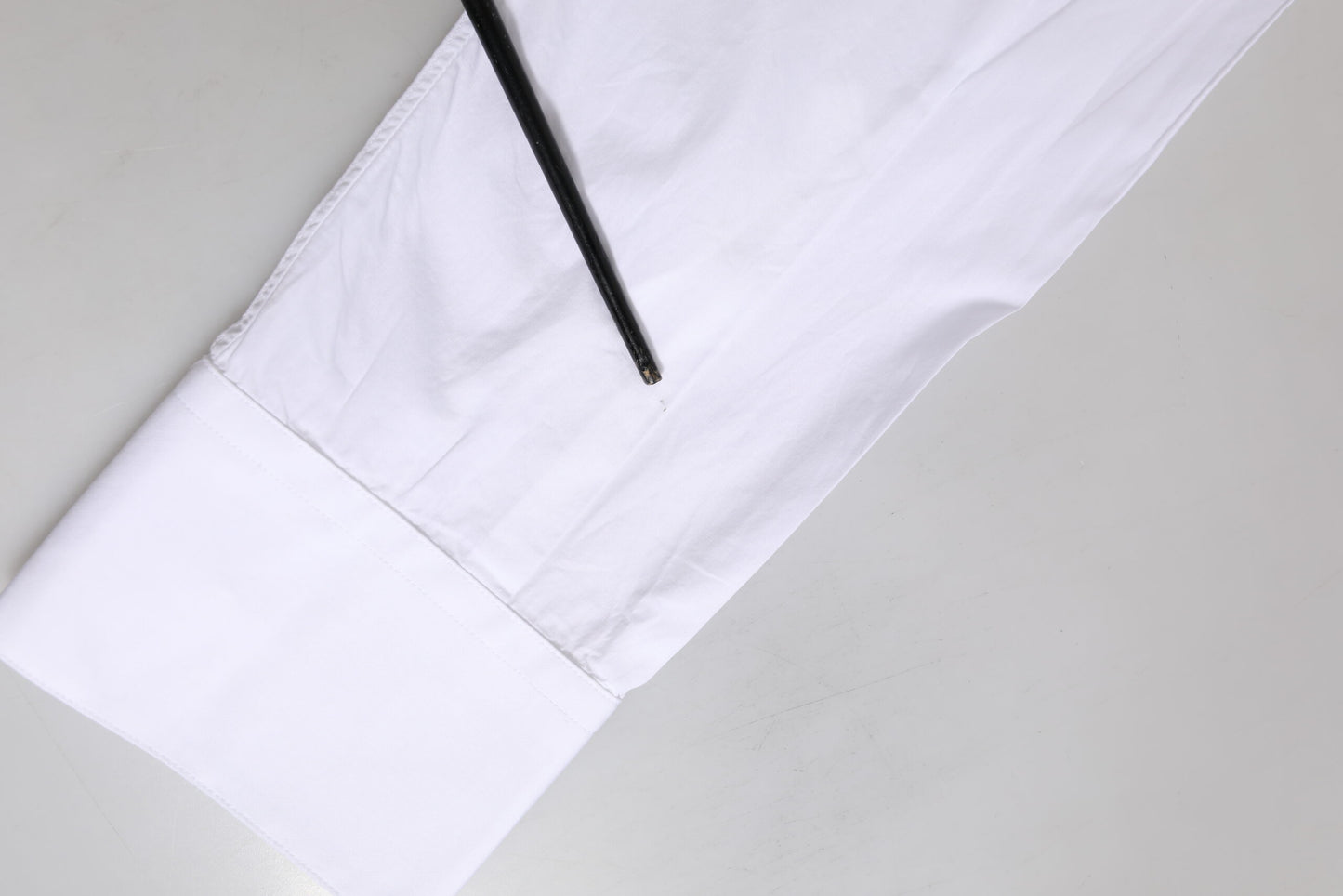 Dolce & Gabbana White GOLD Cotton Poplin Dress Formal Shirt by Dolce & Gabbana