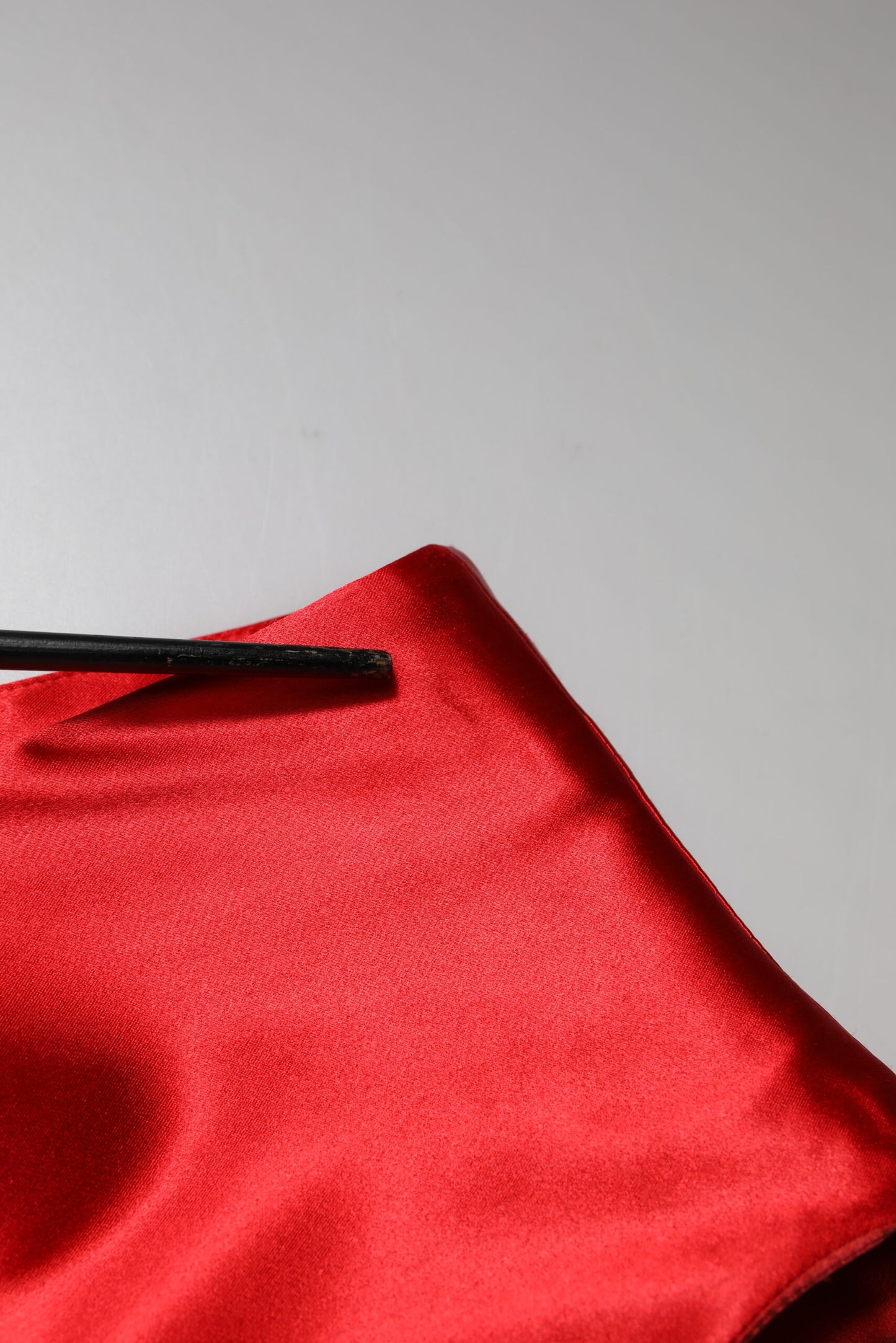 Dolce & Gabbana Red Acetate Sleeveless Sheath Midi Dress by Dolce & Gabbana