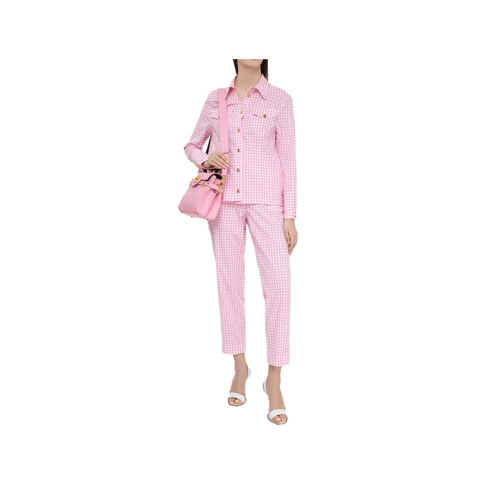 Balmain Pink Cotton Jeans & Pant by Balmain