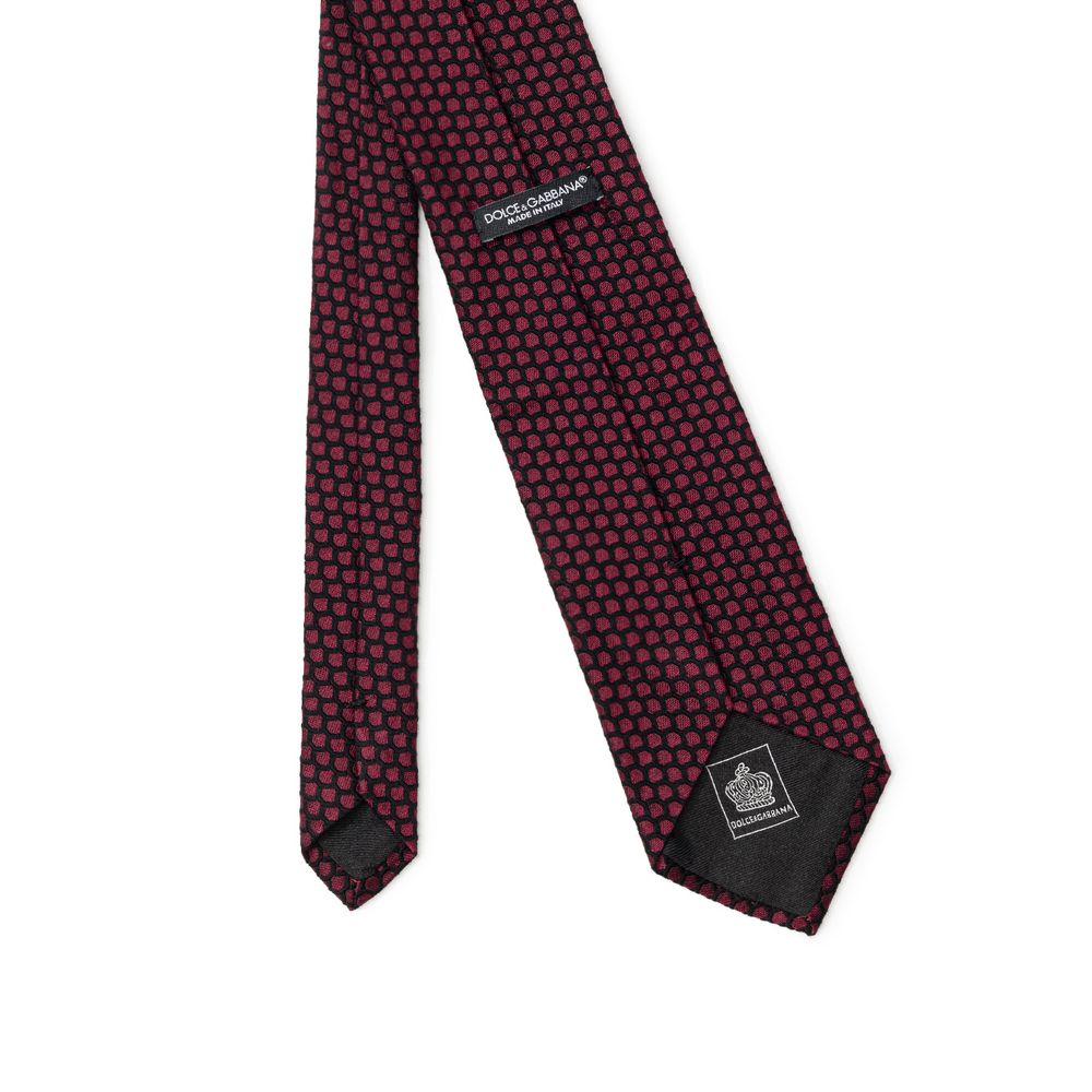 Cravates et nœud papillon en laine violette Dolce & Gabbana