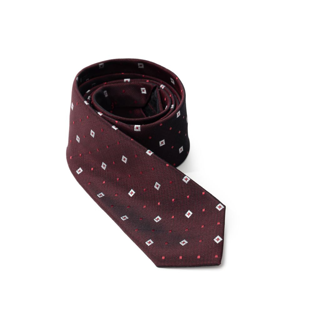 Cravates et nœud papillon en soie bordeaux Dolce & Gabbana