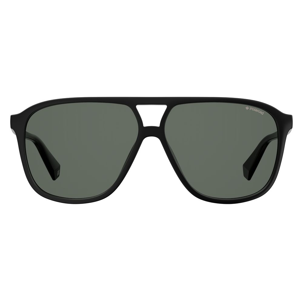 Lunettes de soleil Polaroid en plastique noir