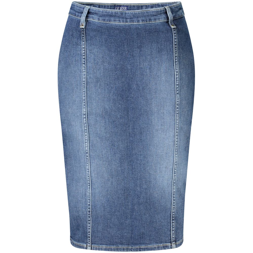 Jupe Guess Jeans en coton bleu pour femme