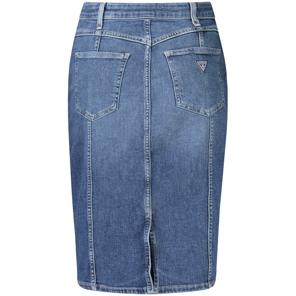 Jupe Guess Jeans en coton bleu pour femme