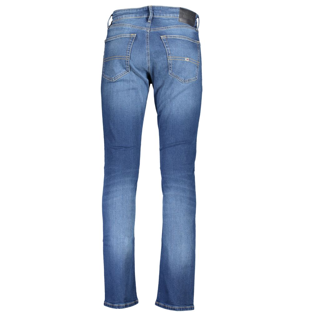Tommy Hilfiger Blue Cotton Men Jeans by Tommy Hilfiger