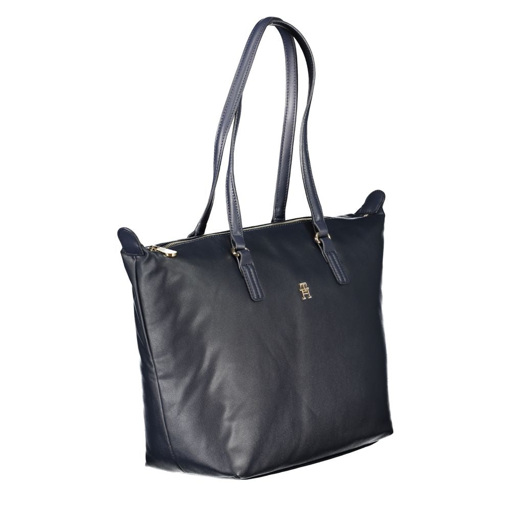 Tommy Hilfiger Blue Polyester Handbag by Tommy Hilfiger