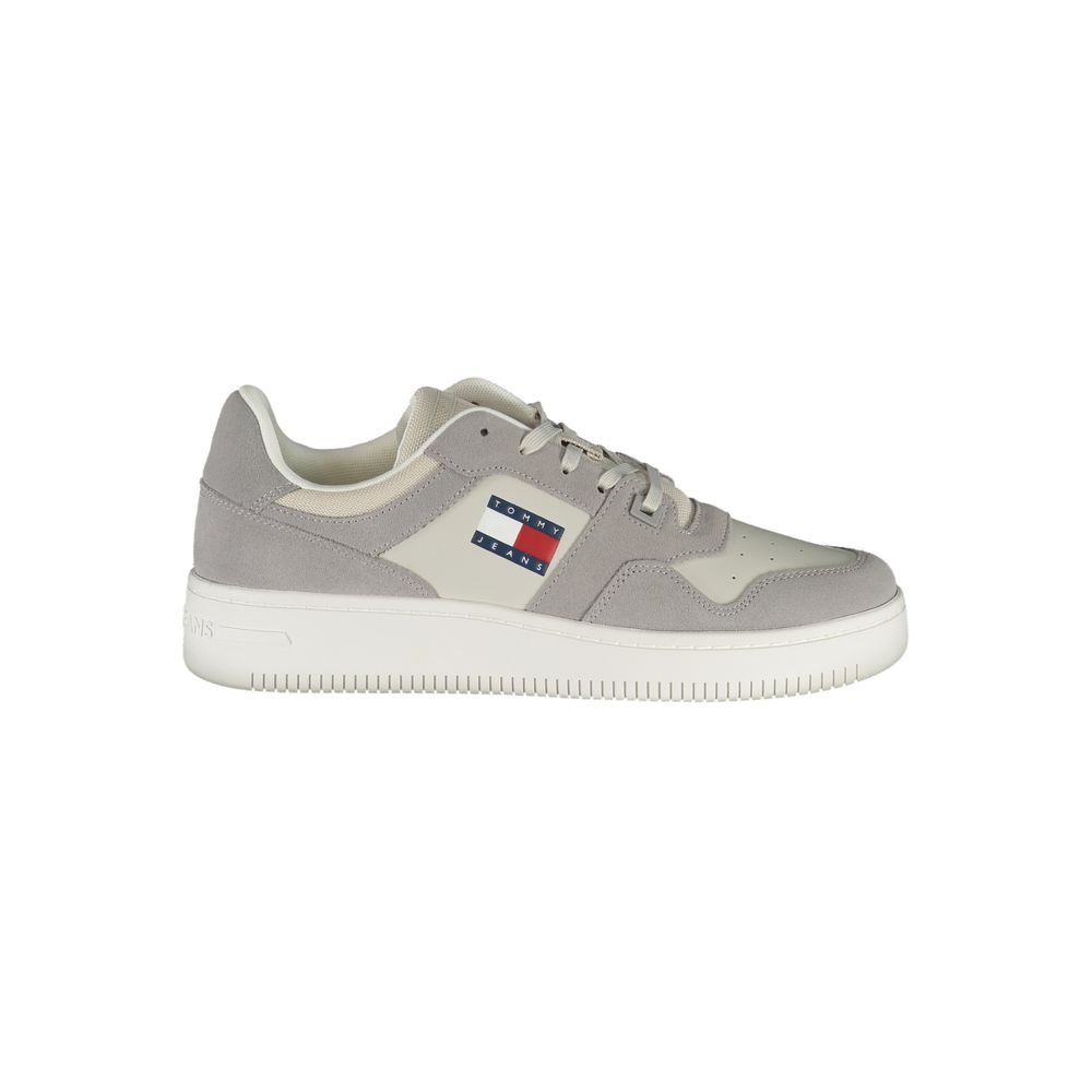Tommy Hilfiger Gray Polyester Sneaker by Tommy Hilfiger